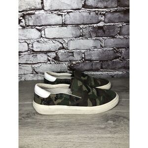 Ash Shoes | Ash Camo Nikita Slip-On Sneakers, 39 | Color: Green